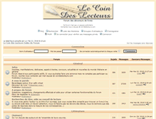 Tablet Screenshot of coindeslecteurs.com